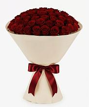 Букет 101 Бордовая роза Блэк Бакарра в Орске