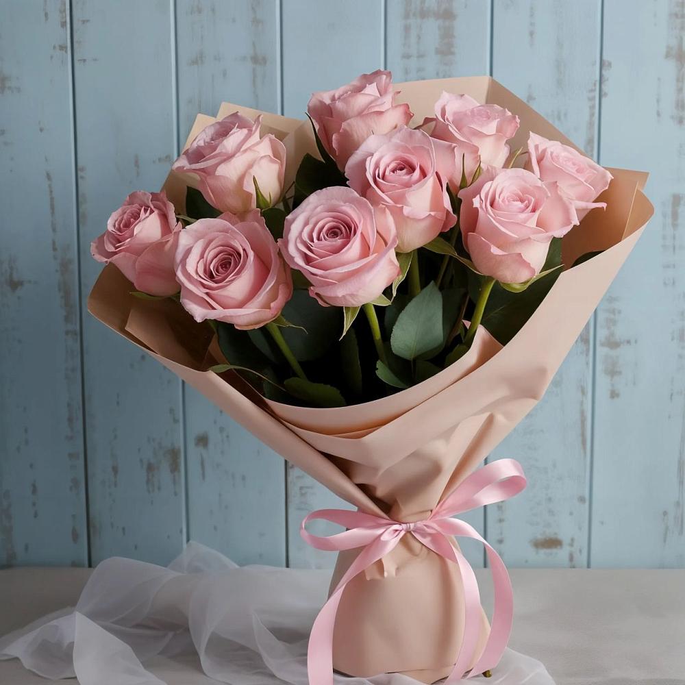 Букет цветов из: Розы в Орске