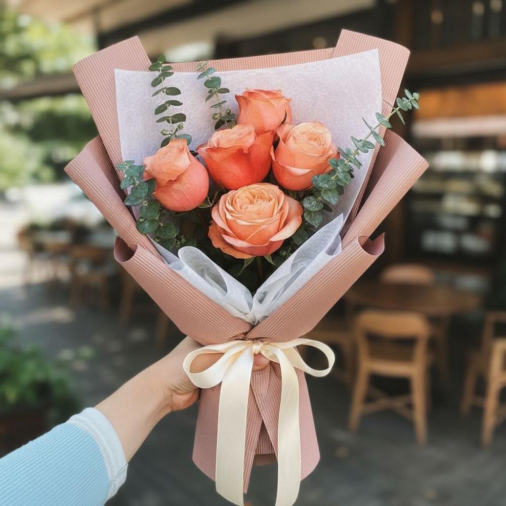 Букет цветов из: Розы в Орске