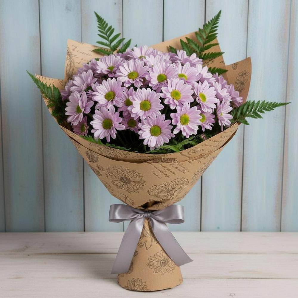 Букет цветов из: Хризантемы в Орске