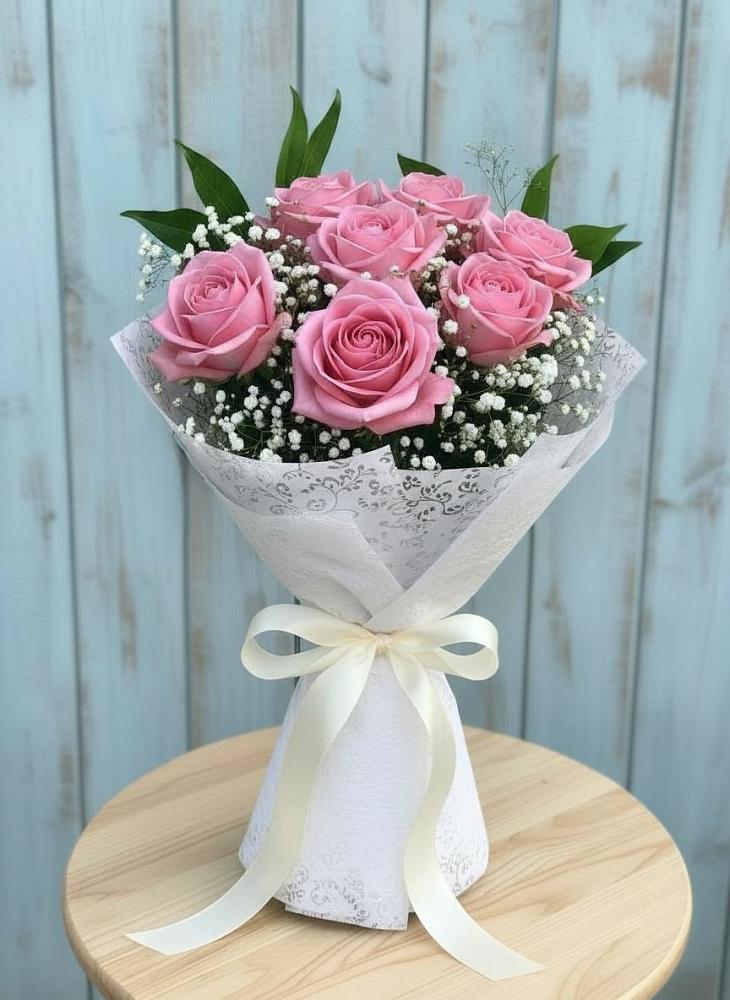 Букет цветов из: Розы в Орске