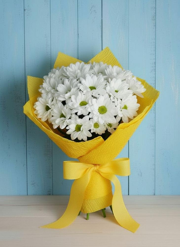 Букет цветов из: Хризантемы в Орске