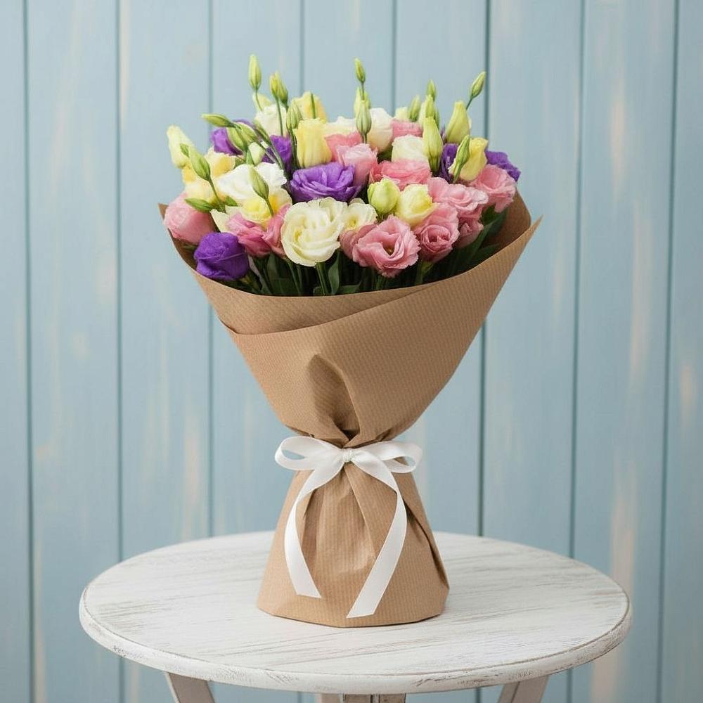 Букет цветов из: Лизиантусы в Орске