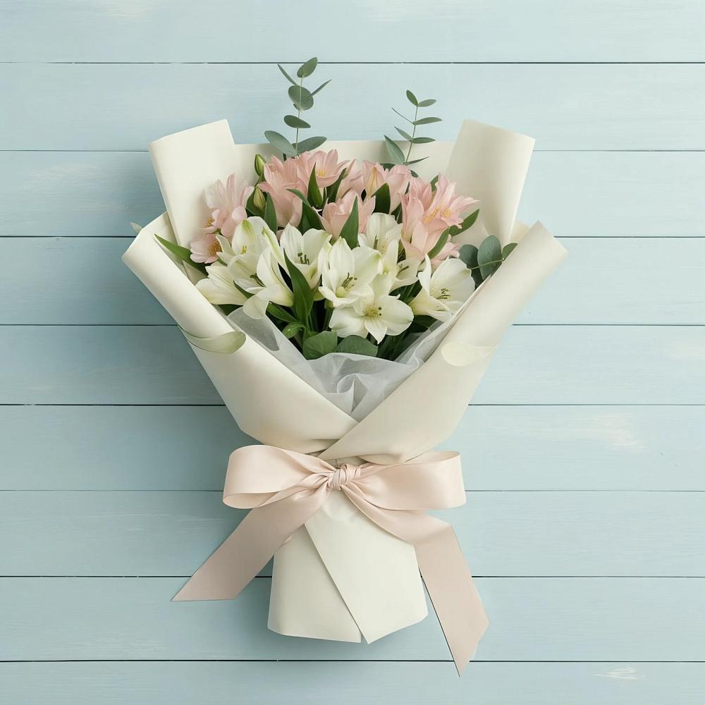 Букет цветов из: Альстромерии в Орске