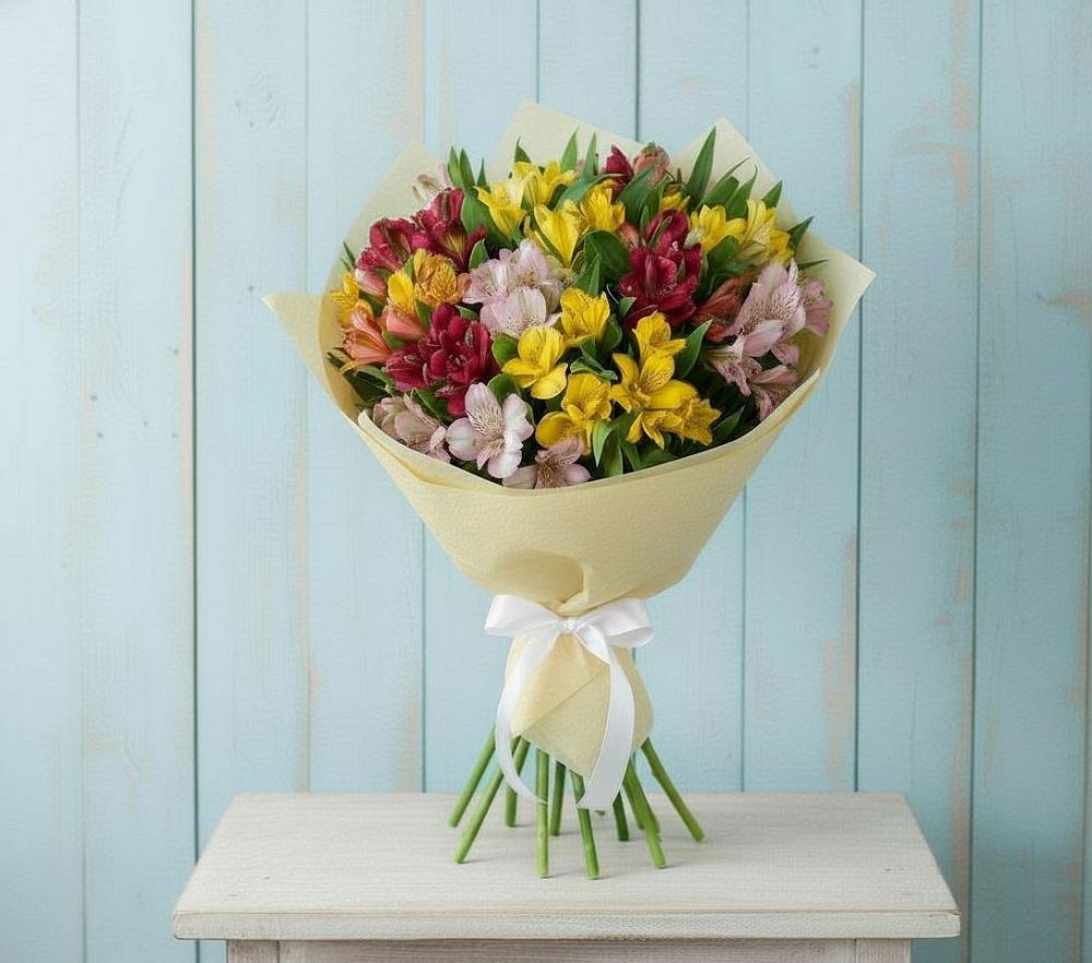 Букет цветов из: Альстромерии в Орске