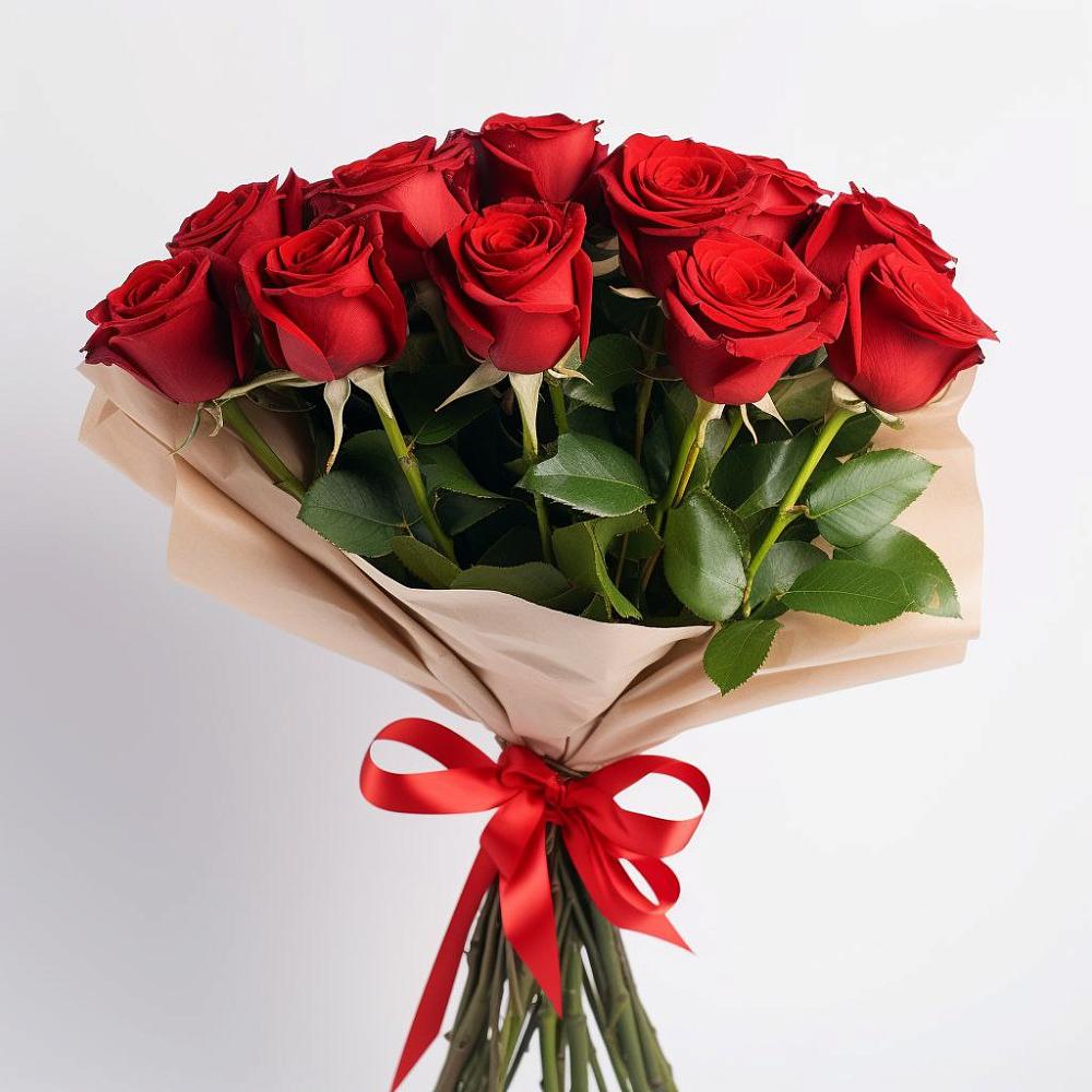 Букет 11 Красных роз Эдлесс Лав в Орске
