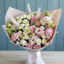Букет цветов из:  Альстромерии и Розы #REPLACE_PRED# Орске