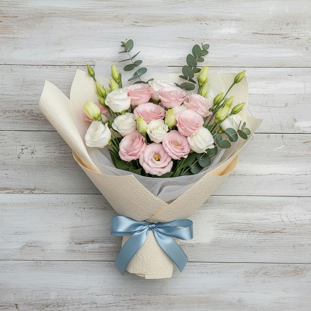 Букет цветов из: Лизиантусы в Орске